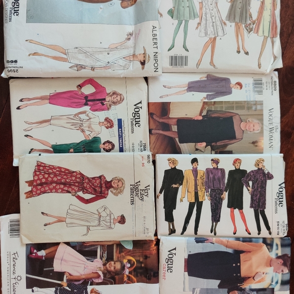 Large Lot of 85 Vintage 70s-80s-90s Sewing Patterns Used - Picture 3 of 9